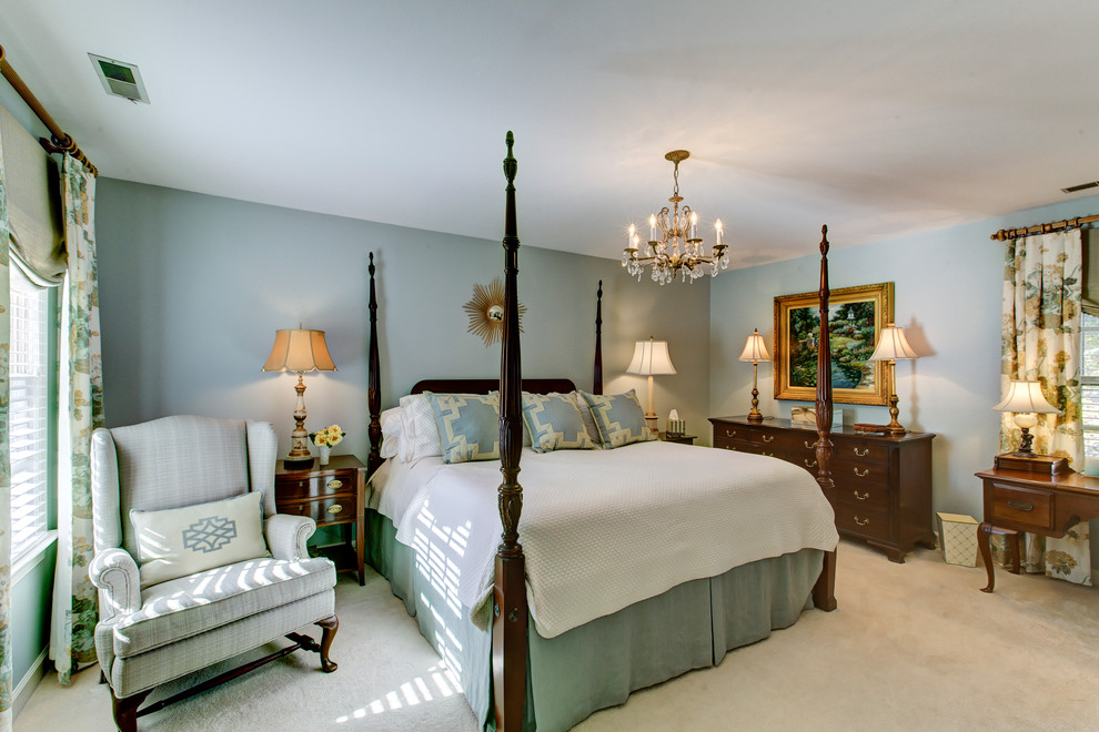 Creedmoor Road, Raleigh Traditional Bedroom Raleigh by Nancie