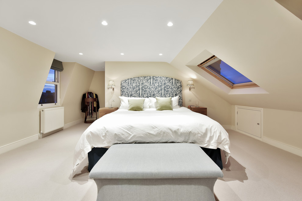 Design ideas for a classic bedroom in London.