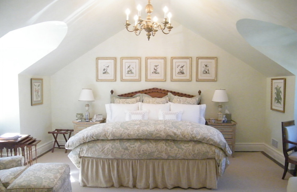 Inspiration for a timeless bedroom remodel in New York