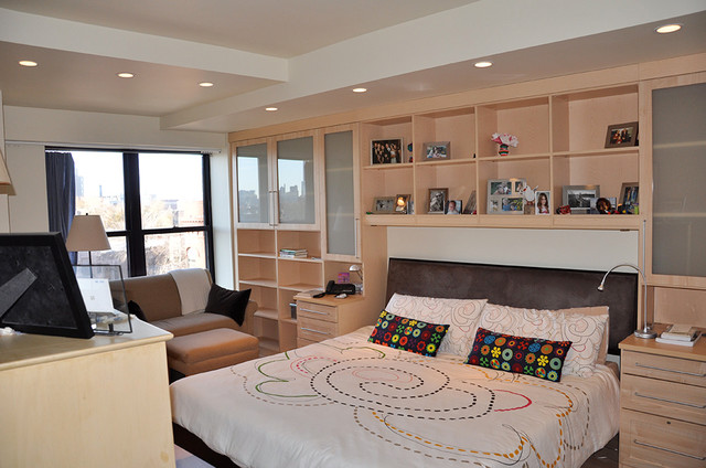 Custom Bed Surround - Transitional - Bedroom - Chicago - by User | Houzz UK