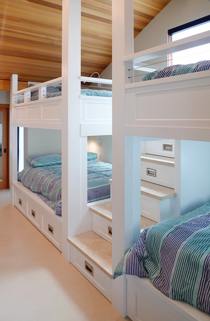Custom Bunk Bed For Beach House, Beach House Bunk Beds