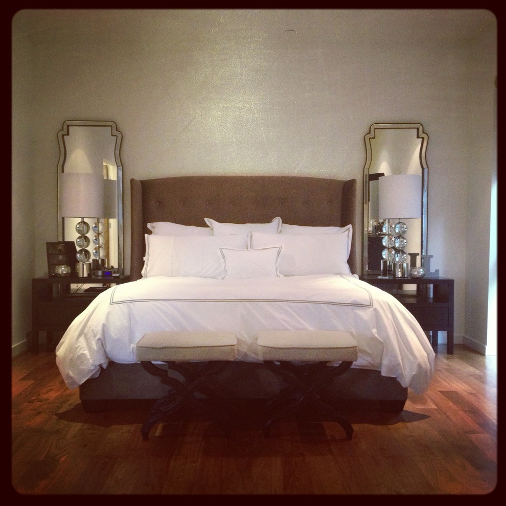 ロサンゼルスにあるトランジショナルスタイルのおしゃれな寝室