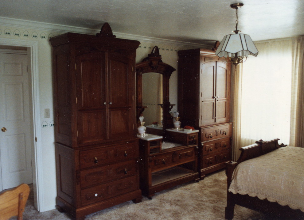 Inspiration for a victorian master bedroom in Salt Lake City.