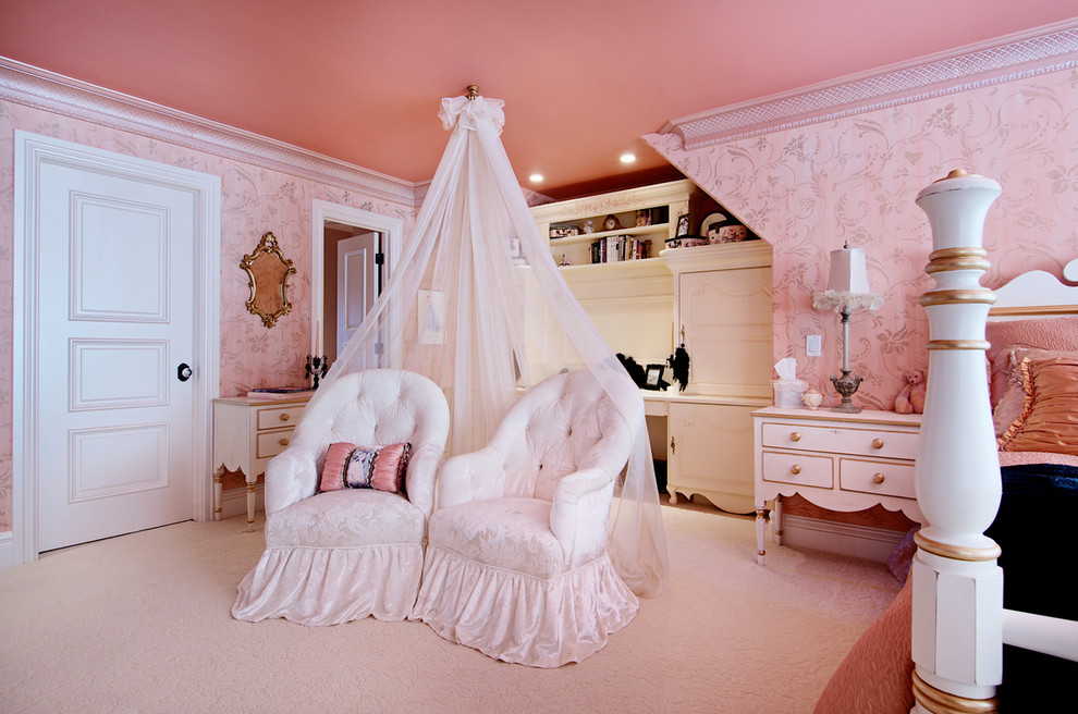 Custom Home Design & Renovation Victorian Bedroom Calgary by Designs By Shelley Hunter