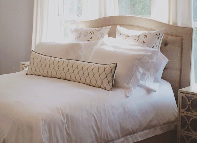 Custom Luxury Bedding Traditional Bedroom New York by Fabric