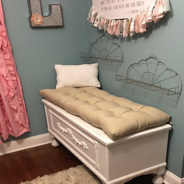 Custom Size Storage Bench Cushion Traditional Bedroom Other by