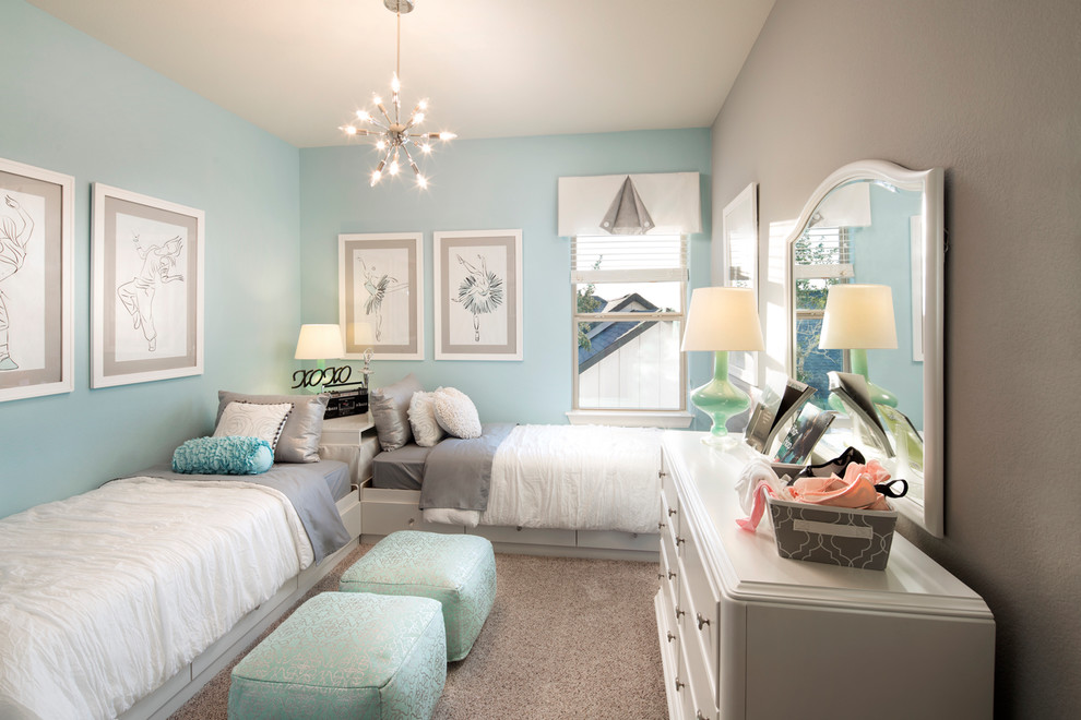 Cypress Forest Kyle, TX Clarksville Model Bedroom Bedroom Austin