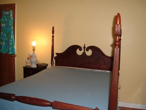 Bedroom - eclectic bedroom idea in Bridgeport