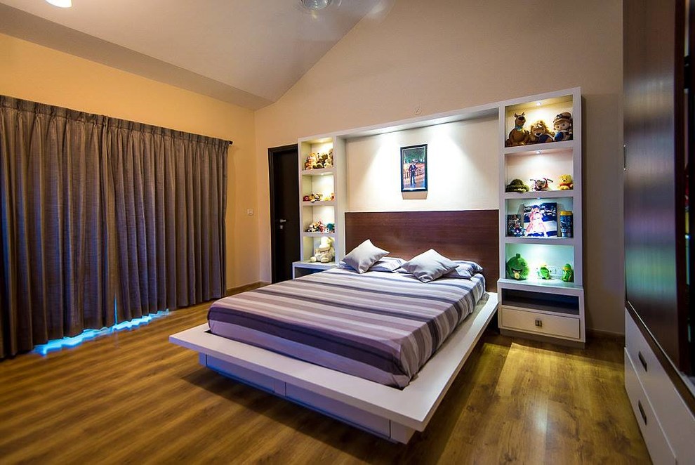 Deena Nagesh Contemporary Bedroom Bengaluru by GBB