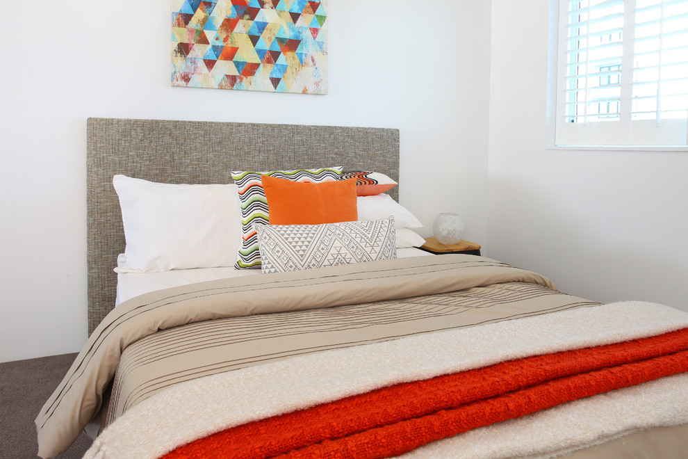 Deepwater Apartment HIA Award Winner Beach Style Bedroom Gold