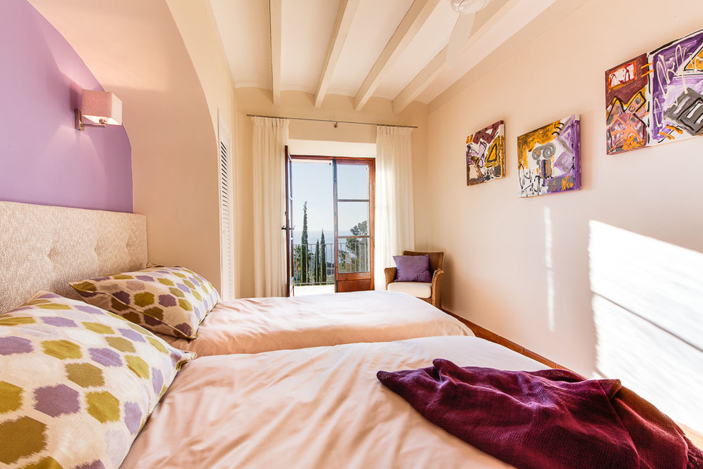 Mediterranean bedroom in Palma de Mallorca.