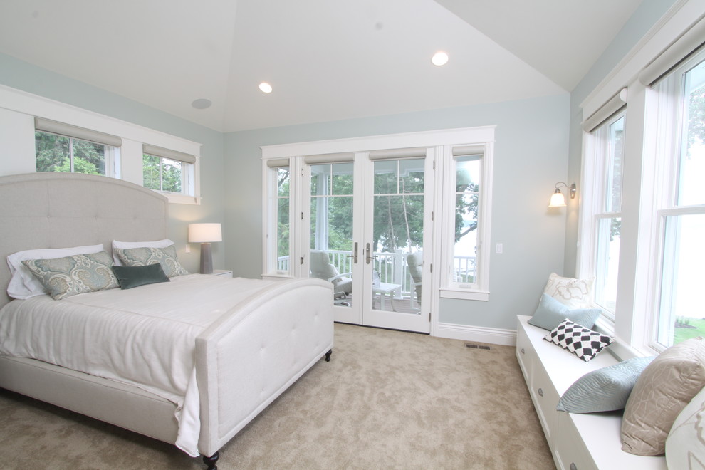 Elegant bedroom photo in Grand Rapids
