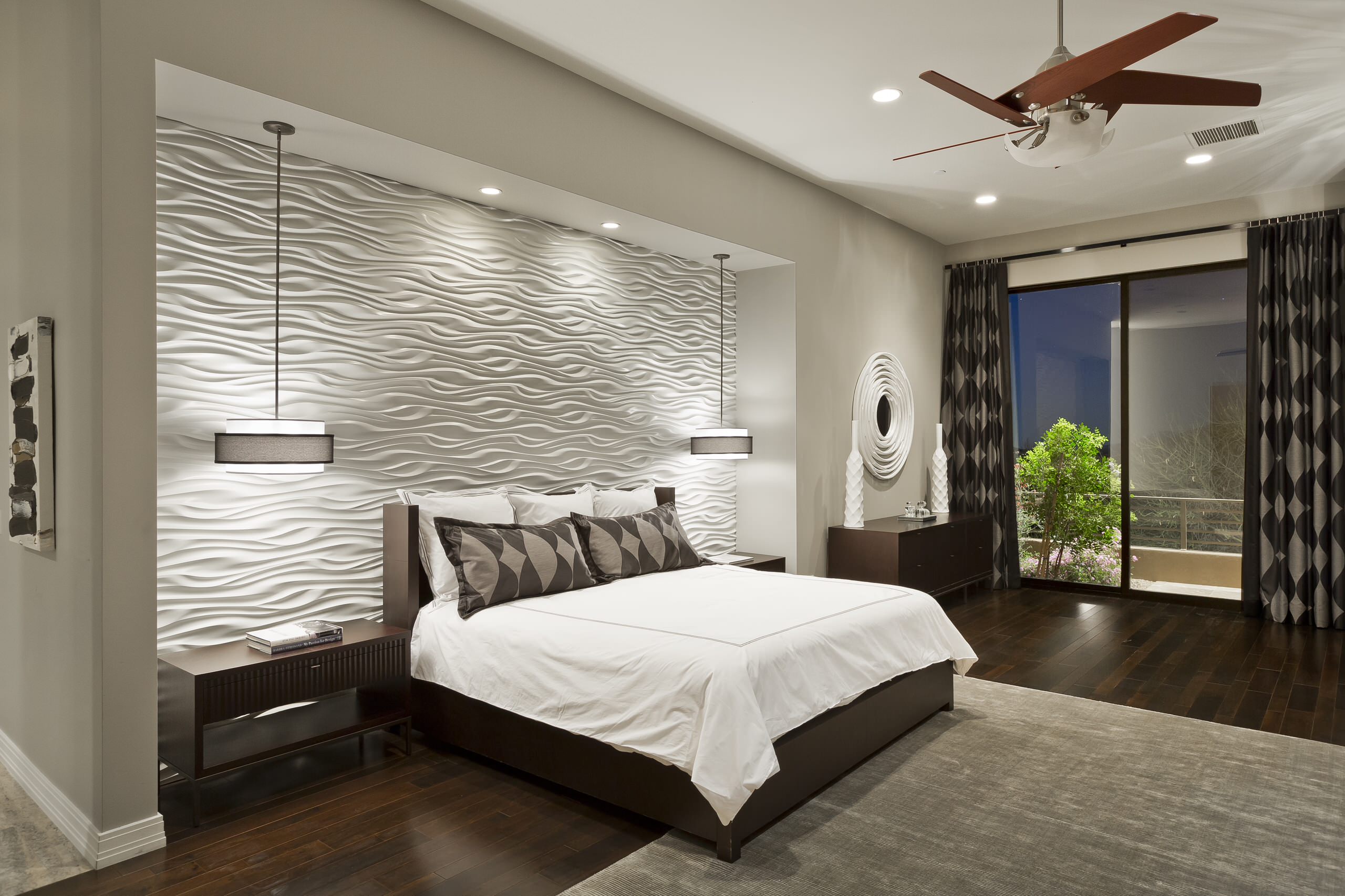 Accent Wall Behind Bed - Photos & Ideas | Houzz