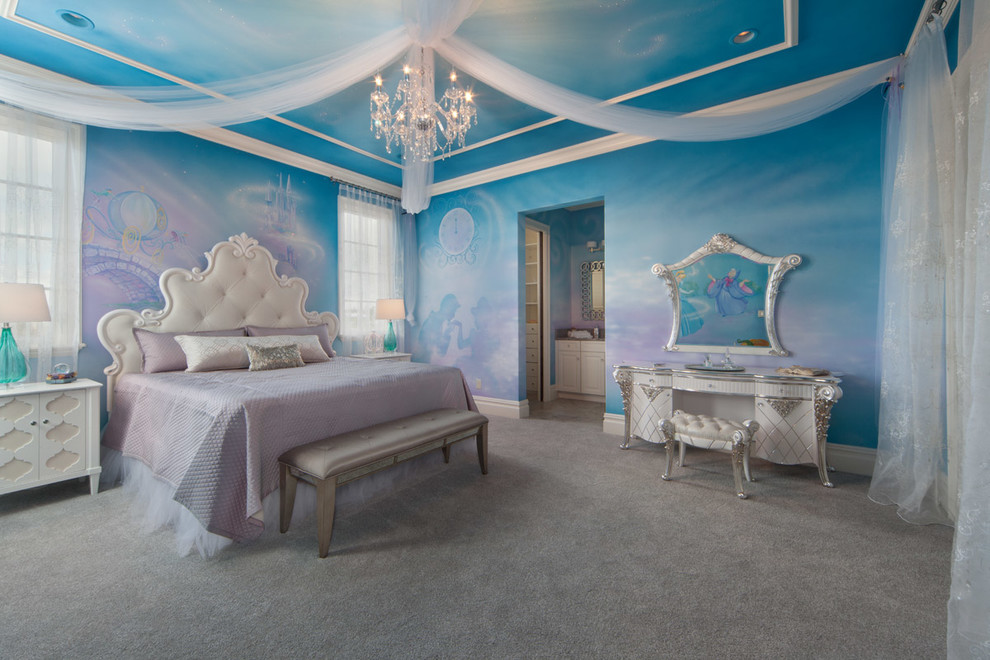 Disney Cinderella Theme Room Contemporary Bedroom Orlando by