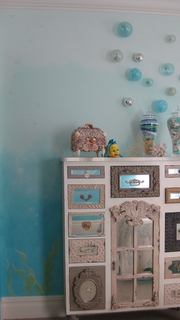 Disney Little Mermaid Themed Room American Traditional Bedroom Orlando By Artisan Incorporated Houzz