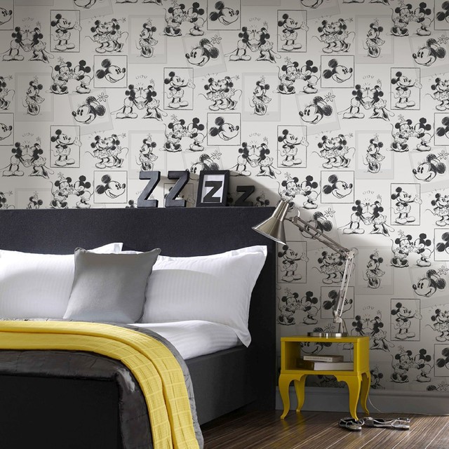 Disney Wallpaper Contemporary Bedroom Manchester By Wallpaper It Houzz Ie
