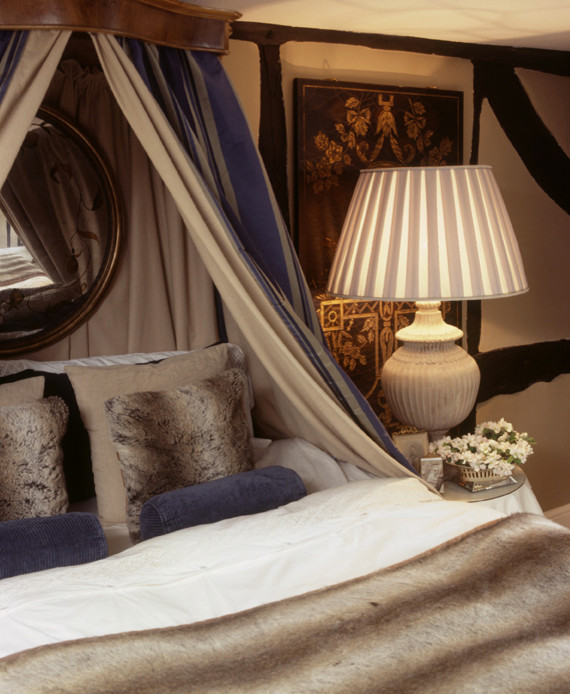 Inspiration for a traditional bedroom in Dorset.