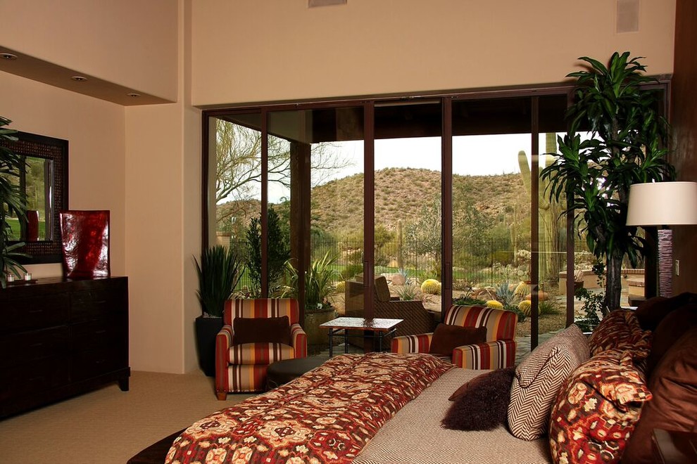 Dove Mountain Homes Southwestern Bedroom Phoenix by Krausch