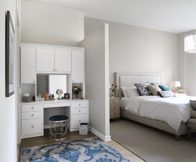 Downtown Manhattan Master Bedroom Vanity for Her Classique Chic