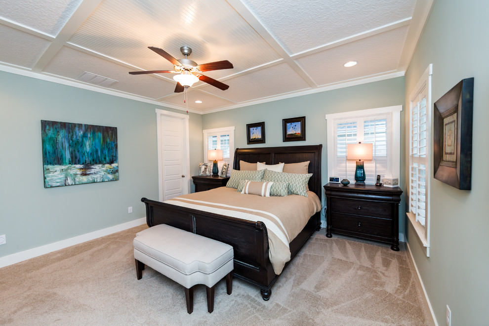 Example of a beach style bedroom design in Jacksonville