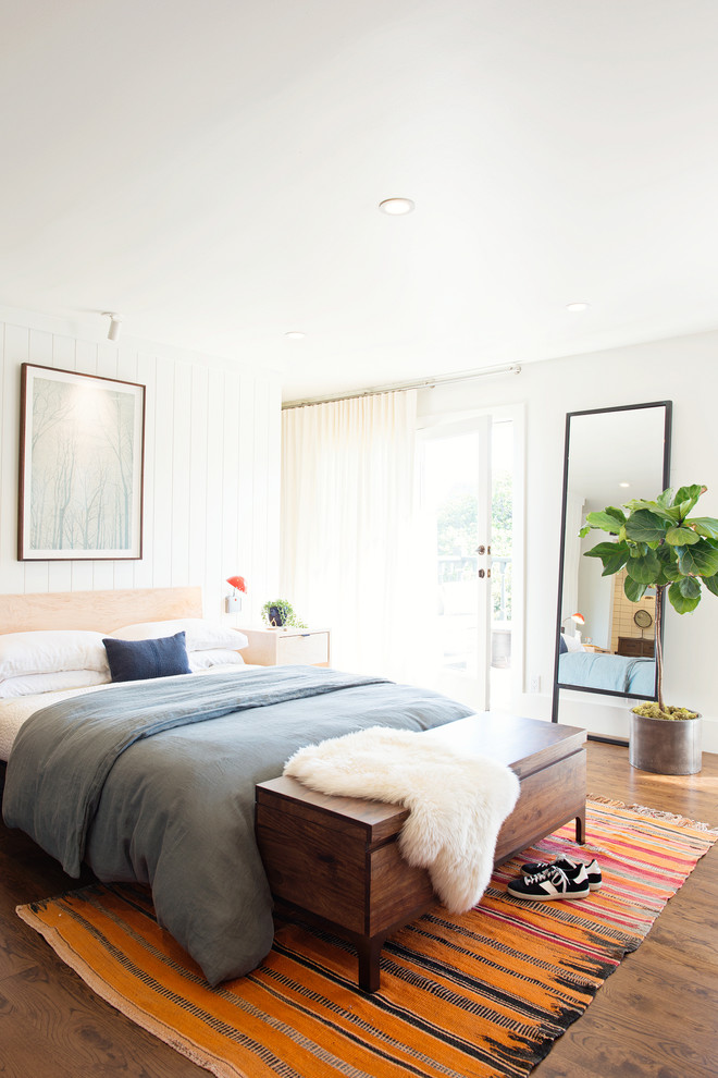 サンフランシスコにあるインダストリアルスタイルのおしゃれな寝室