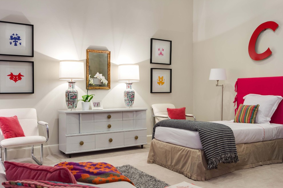 Eclectic bedroom photo in Dallas