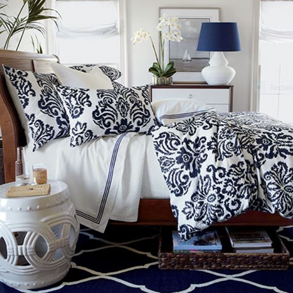 Inspiration for a medium sized nautical master bedroom in Seattle with grey walls, dark hardwood flooring and no fireplace.