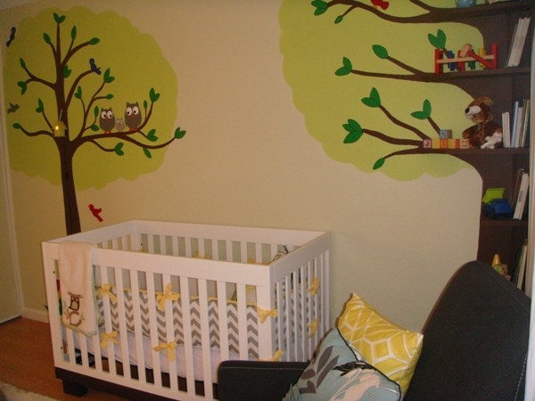 サンフランシスコにあるコンテンポラリースタイルのおしゃれな赤ちゃん部屋の写真