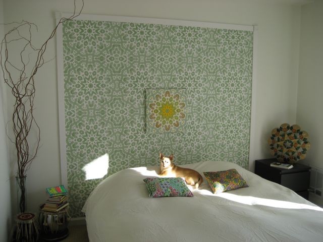 Immagine di una camera da letto boho chic