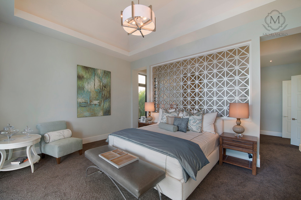 El Dorado Model Bedroom Miami by Michelangelo Custom Homes, LLC