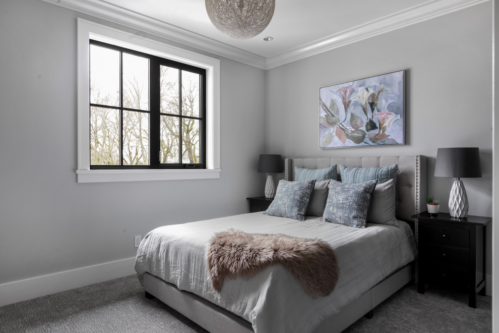 Inspiration for a transitional bedroom remodel in Vancouver