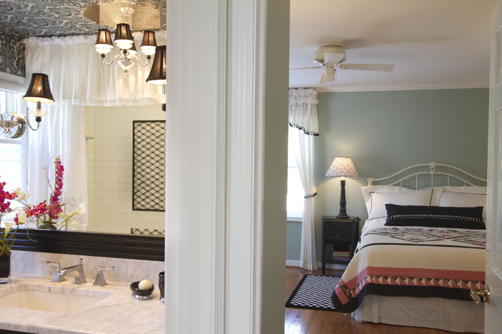 Elegant Bathroom Traditional Bedroom Chicago by Interiors by