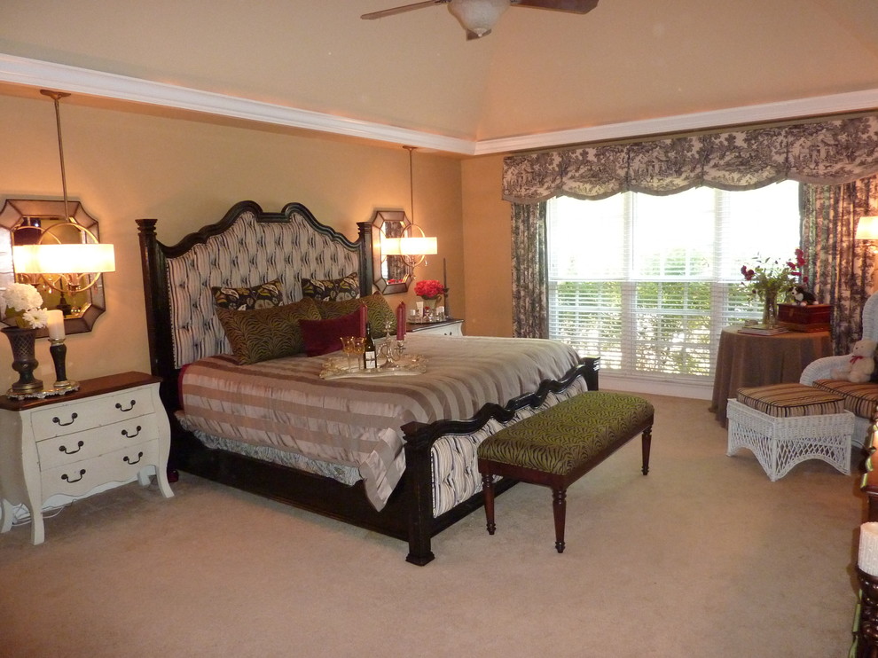 Elegant Country French Master Bedroom - Traditional - Bedroom - Chicago ...