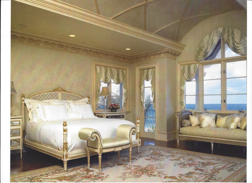 Elegant Master Bedroom Suite Mediterranean Bedroom Miami by RJ