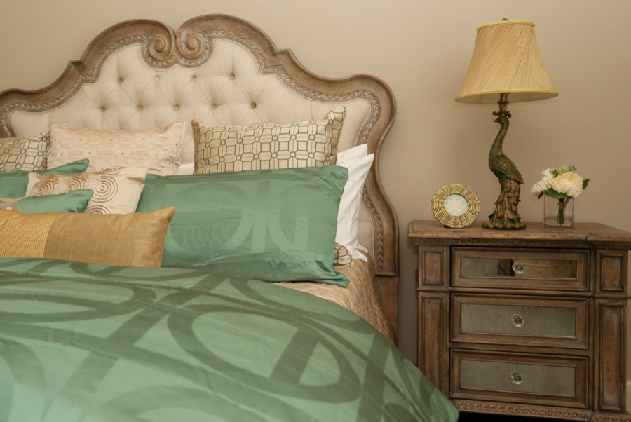 EMERALD ELEGANCE Traditional Bedroom Los Angeles by Jami