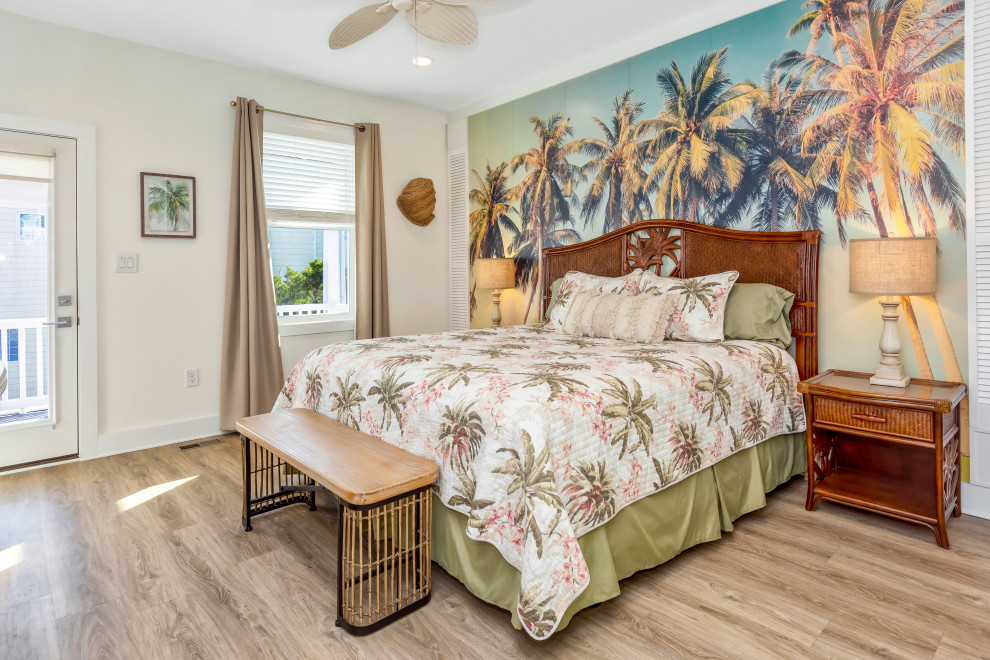 Inspiration for a coastal bedroom remodel in Wilmington