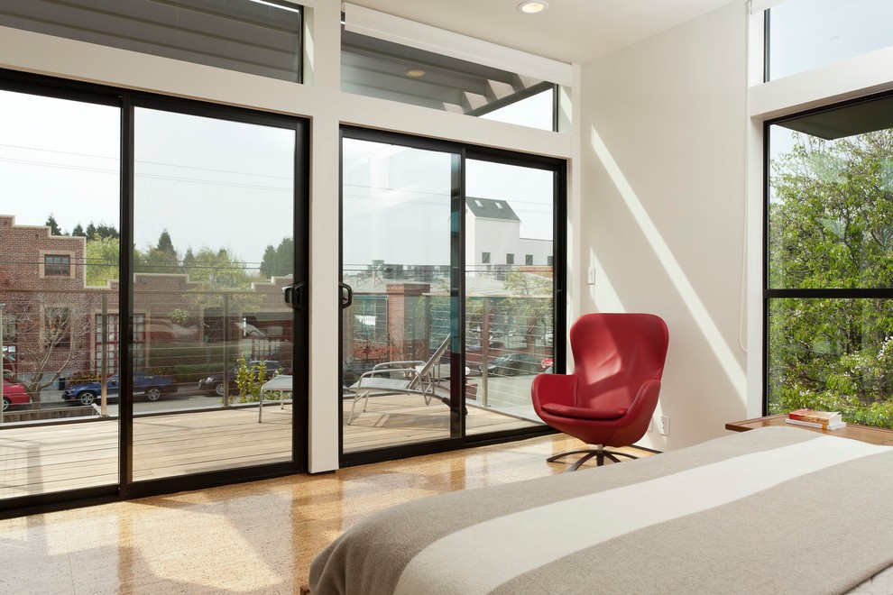 Modern bedroom in San Francisco.
