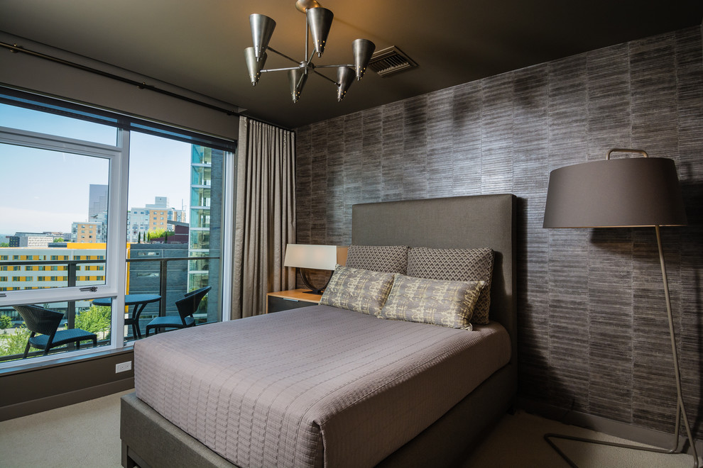 Encore Condo in The Portland Pearl District Contemporary Bedroom