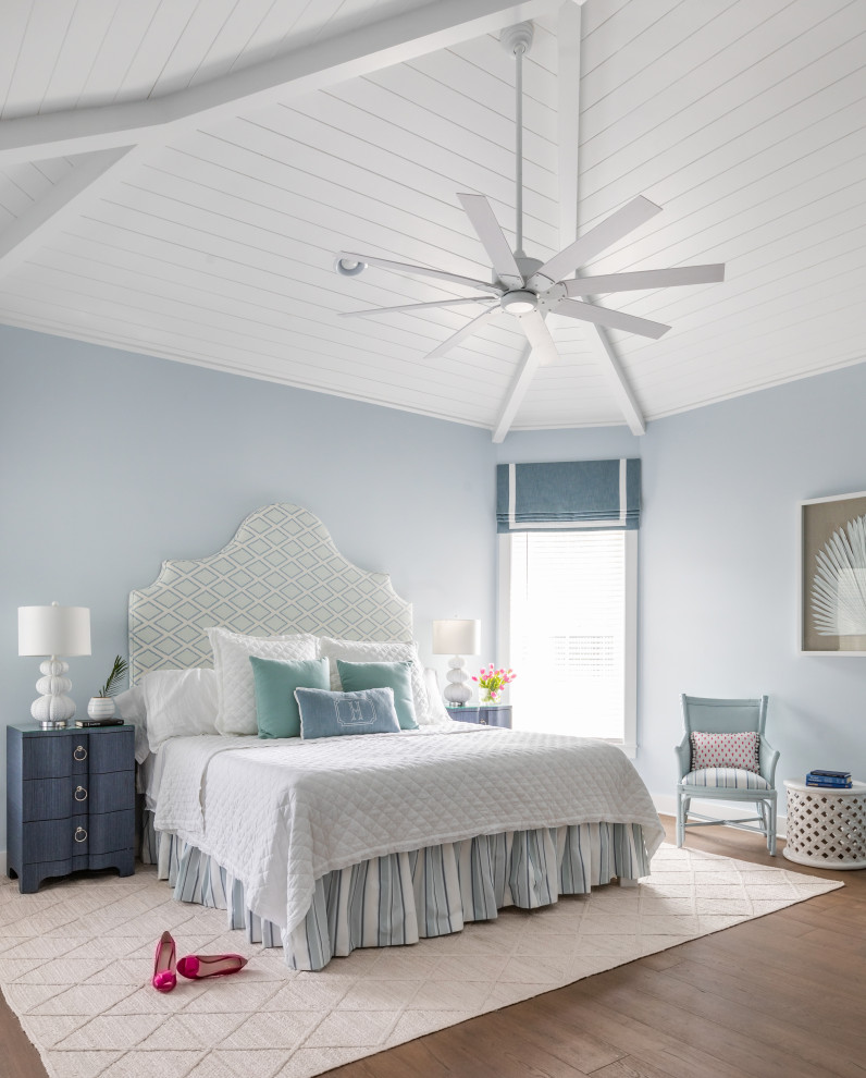 This is an example of a beach style bedroom in Jacksonville.