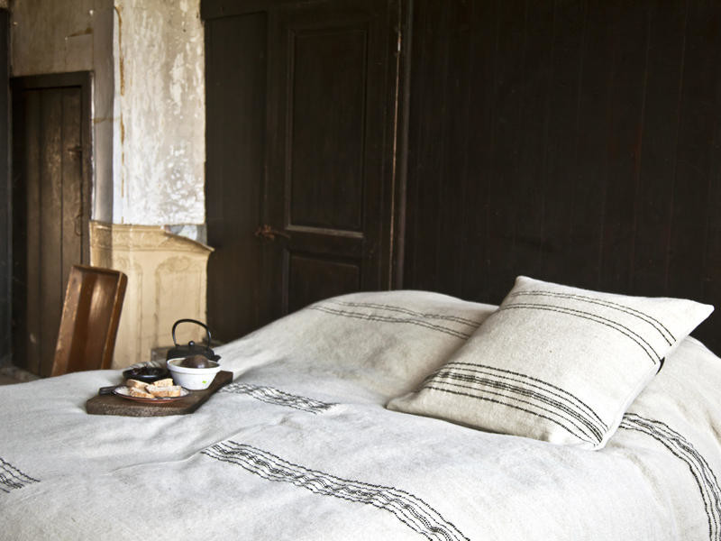 Immagine di una camera degli ospiti rustica di medie dimensioni con pareti beige e nessun camino