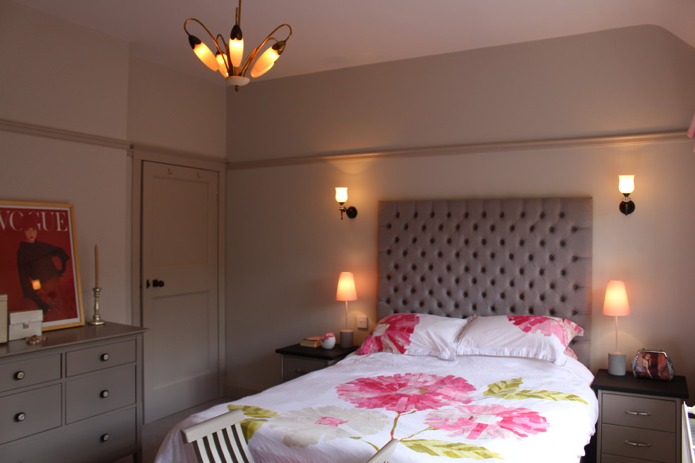 Design ideas for a classic bedroom in Manchester.