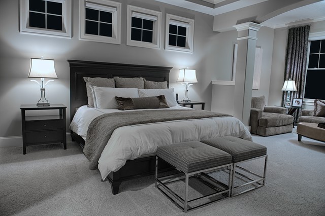 Fifty Shades of Gray - Klassisch modern - Schlafzimmer - Indianapolis - von  J. Gauker Interiors LLC | Houzz