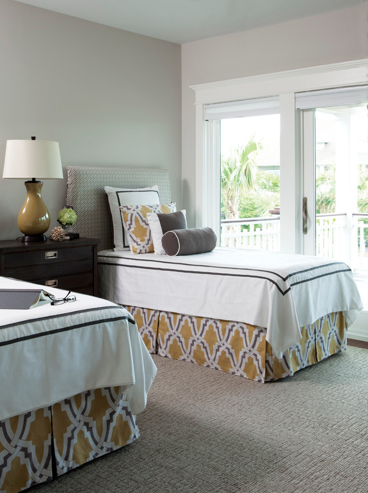 Inspiration for a coastal bedroom remodel in Wilmington