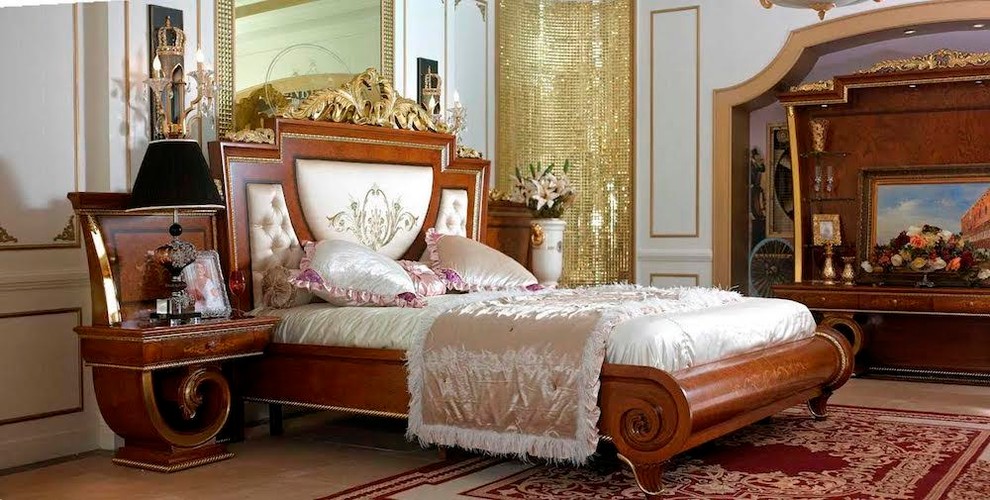 ダラスにあるトラディショナルスタイルのおしゃれな寝室のレイアウト