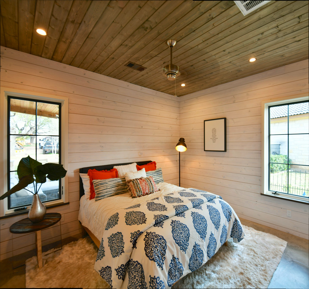 Modernes Schlafzimmer in Austin