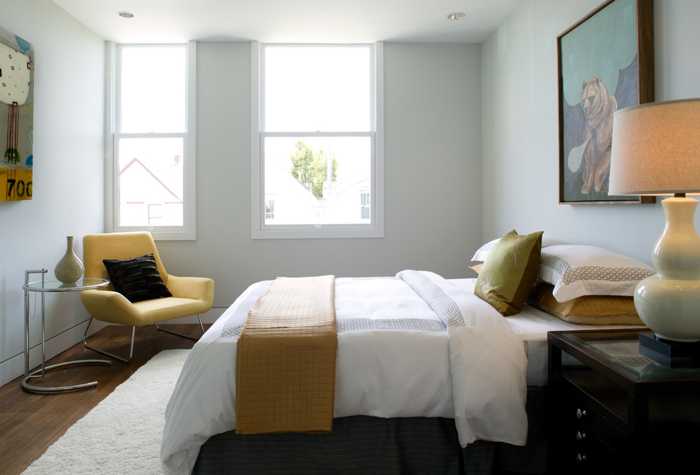 サンフランシスコにあるコンテンポラリースタイルのおしゃれな寝室