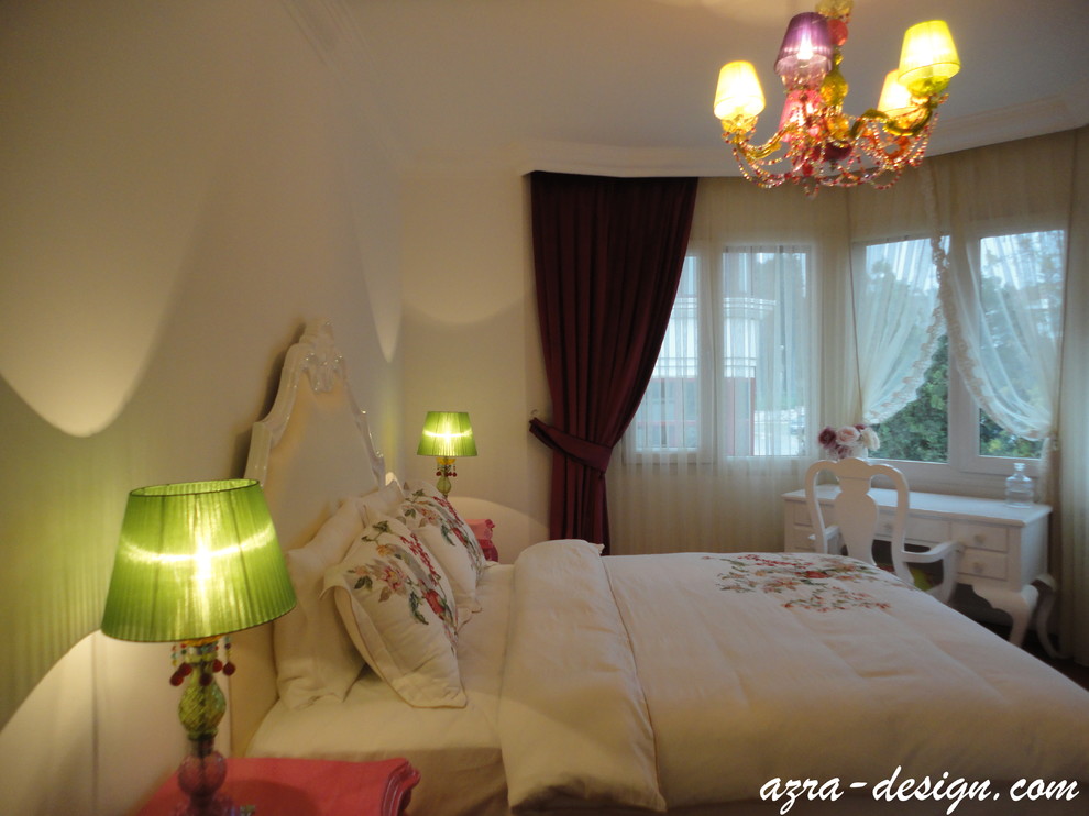 Example of a trendy bedroom design in Other