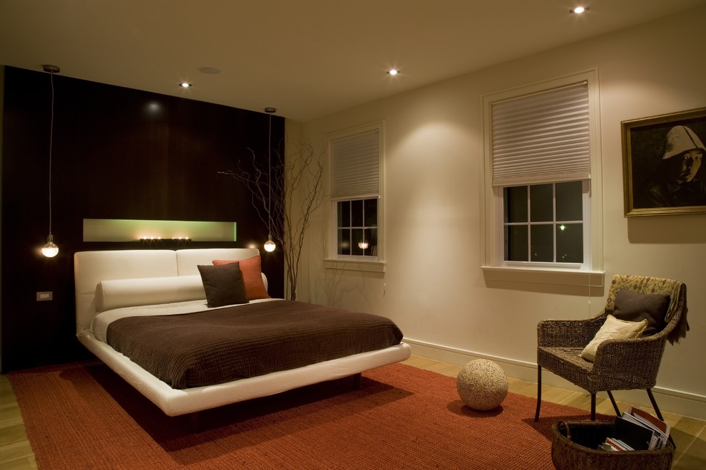 Ispirazione per una camera da letto minimalista