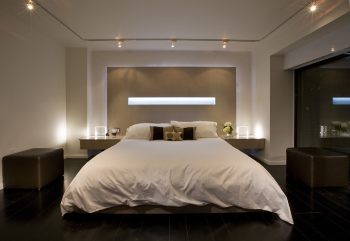 Inspiration for a modern bedroom remodel in DC Metro