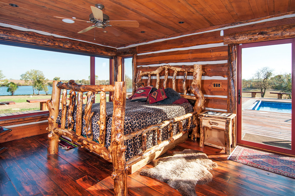 Four Mile Ranch Rustic Bedroom Wichita by Reclaimed Wood